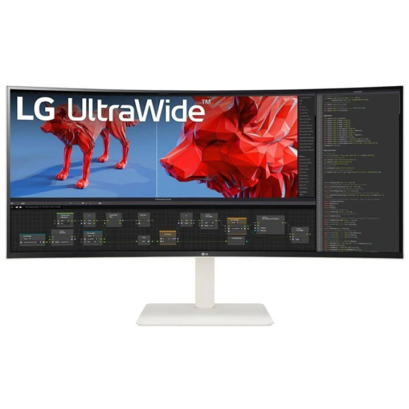 Image of LG LCD 38BR85QC-W.AEU 38" white UltraWide IPS Business Monitor