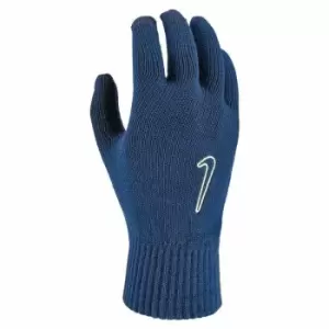 Image of Nike Mens Knitted Twisted Grip Gloves (L-XL) (Blue Lemon)