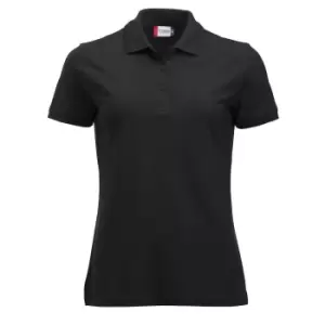 Image of Clique Womens/Ladies Manhattan Polo Shirt (M) (Black)