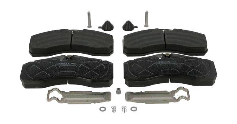 Image of BERAL BCV29253TK Brake pad set prepared for wear warning indicator, with accessories Brake Pad Set,disc brake (402)