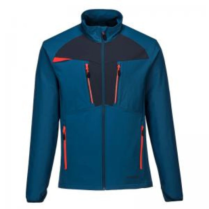 Image of Portwest DX4 Mens Zip Pocket Base Layer Top DX480MBRXXXL Colour: Metro Blue