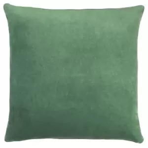 Image of Solo Velvet Cushion Eucalyptus