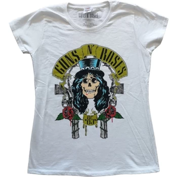 Image of Guns N' Roses - Slash '85 Womens Large T-Shirt - White