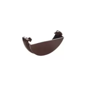 Image of HALF ROUND EXTERNAL STOPEND BROWN - Brown
