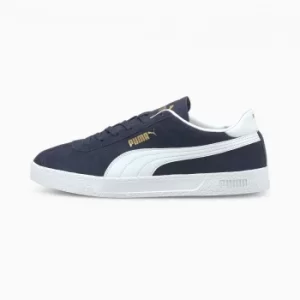 image of Womens PUMA Club Trainers, Peacoat/White/Gold Size 11 Shoes