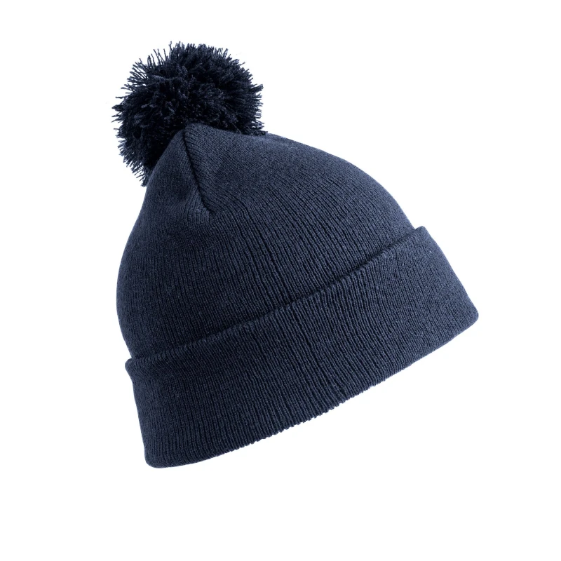 Image of Result Result Men Pom Pom Beanie in Navy Navy One Size Male 5059444792892