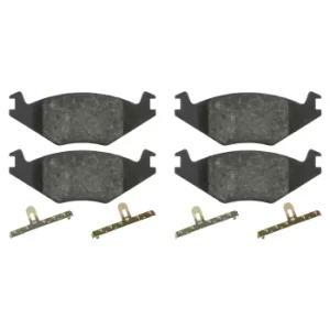 Image of Brake Pad set 16011 by Febi Bilstein Front Axle