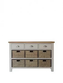 image of K-Interiors Fontana 3 Drawer, 6 Drawer Sideboard