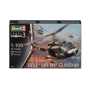 Image of Bell UH-1H Gunship 1:100 Revell Model Kit