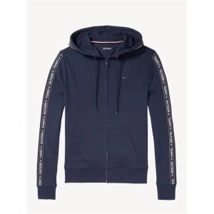 image of Tommy Bodywear Tape Hoodie - Navy Blazer