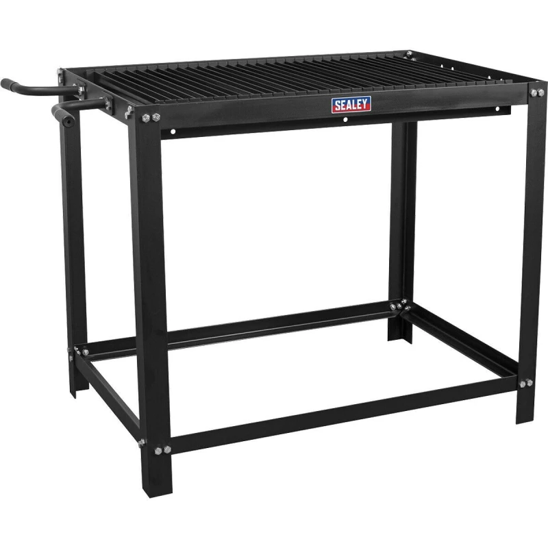 Image of Loops Plasma Cutting Table Workbench - Mild Steel - 113kg Capacity - Replaceable Slats Metallics