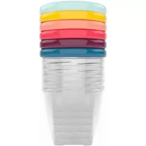 Image of Babymoov Bowls Multicolor bowl with cap 6x250ml