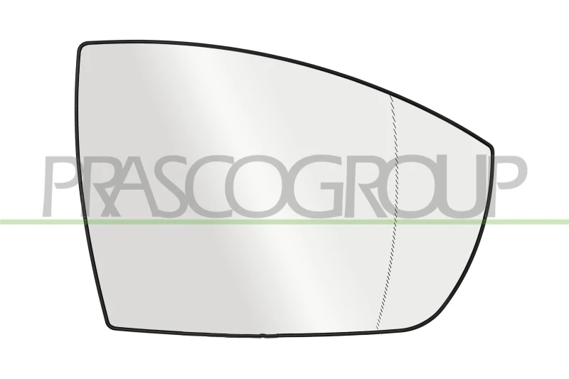 Image of PRASCO Wing mirror glass PRASCO FD7507503