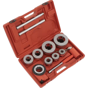 image of Sealey 7 Piece Pipe Threading Kit BSPT