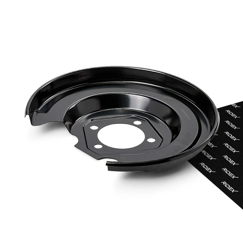 Image of RIDEX 1330S0574 Brake Disc Back Plate Rear Axle Left Splash Panel,brake disc (1330)