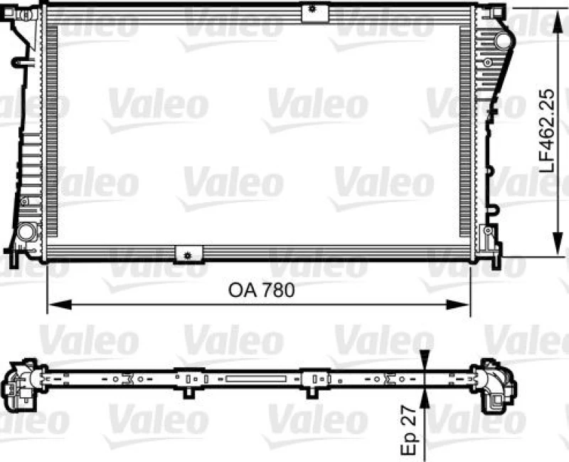Image of Engine radiator VALEO 734931