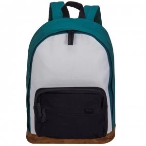 Image of No Fear Wheeler Backpack - Teal/Wht/Black