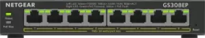 Image of Netgear 8-Port Gigabit Ethernet PoE+ Plus Switch (GS308EP) Managed...