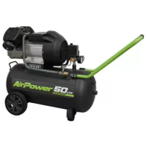 Image of Sealey SAC5030VE Air Compressor 50L V-Twin Direct Drive 3hp