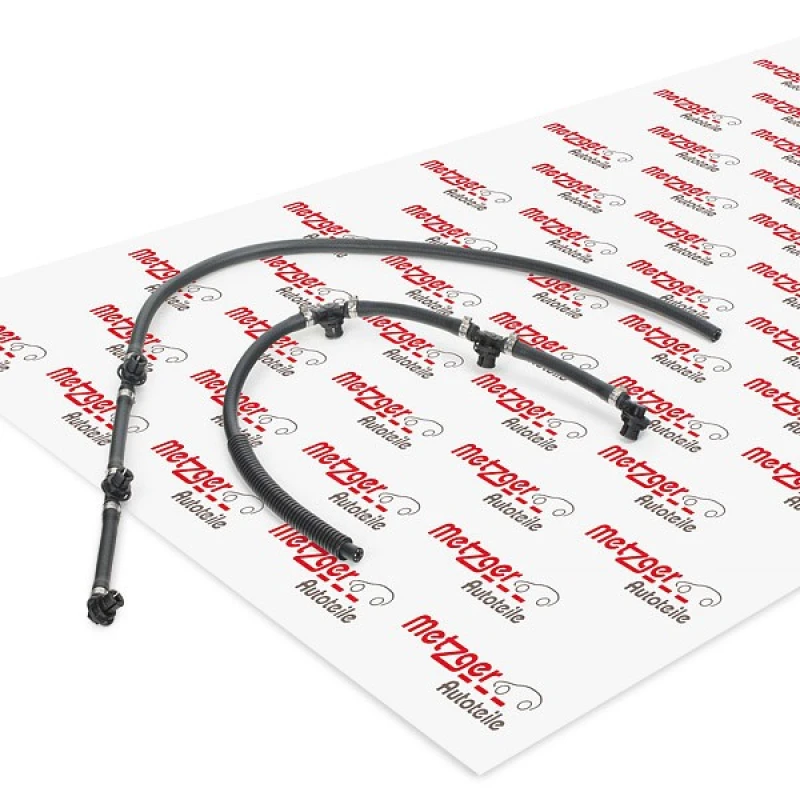 Image of METZGER 0840014 Hose, fuel overflow without connection line, Photo corresponds to scope of supply Rubber Hose,fuel overflow (3937)