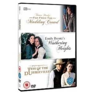 image of TV Adaptations Triple - Wuthering Heights/Far From The Madding Crowd/Tess Of The D'Urbervilles DVD