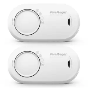 image of Fireangel CO Alarm With 10 Year Sealed For Life Battery - Twin Pack