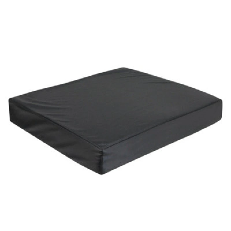 Image of Loops Memory Foam Wheelchair Cushion -18 x 16 x 2" - Easy to Clean Vinyl Cover Multi