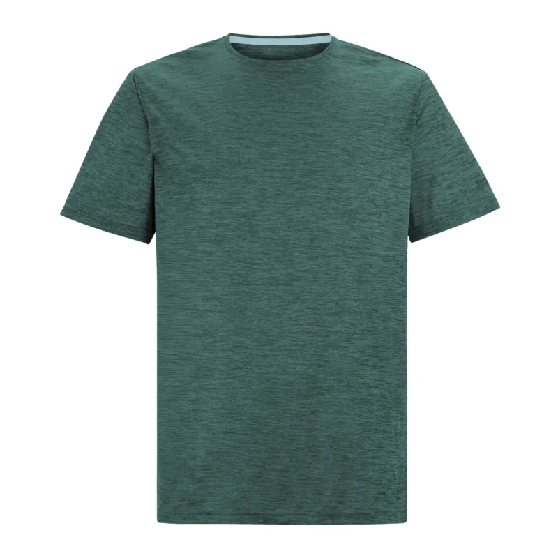 Image of Regatta Mens Fingal Edition Short Sleeved Marl T-Shirt in Teal Size: XL Teal Male XL