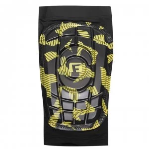 Image of G Form Pro-S Compact Shin Guards - Neon Shard/Blac