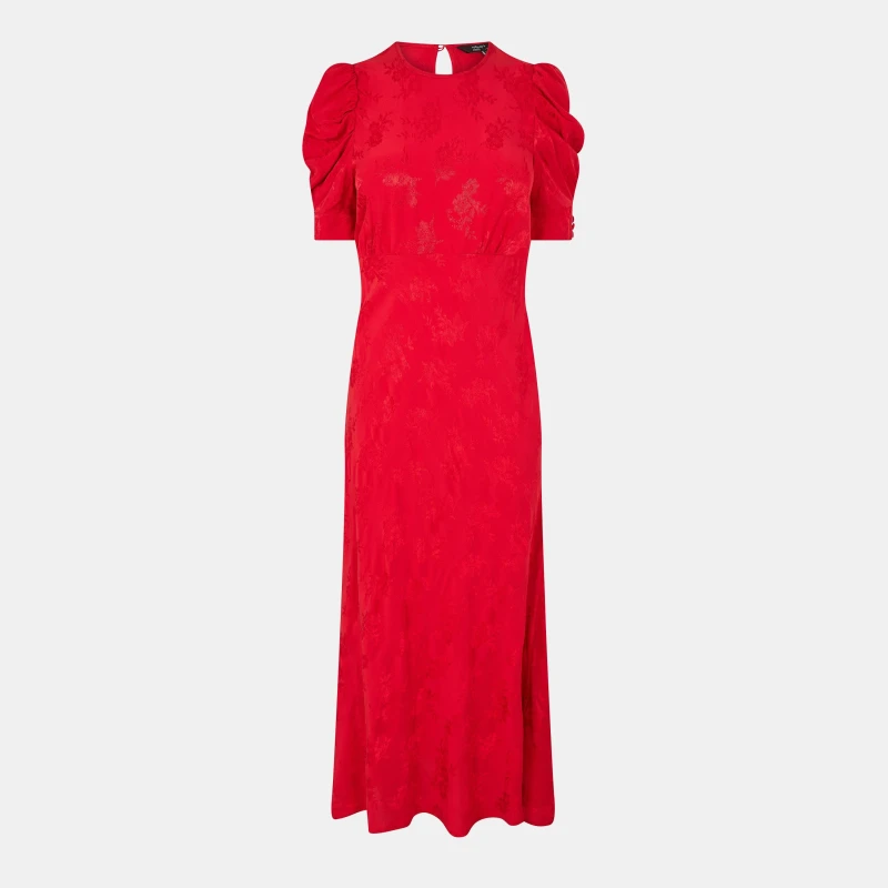 Image of Nobodys Child Womens Moira Mini Dress Red female 6 (2XS)