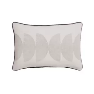 image of Nalu Nicole Scherzinger Makani Cushion 60cm x 40cm, Silver