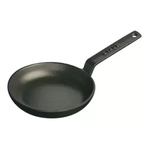 Staub Pans 12cm Cast iron Frying pan black