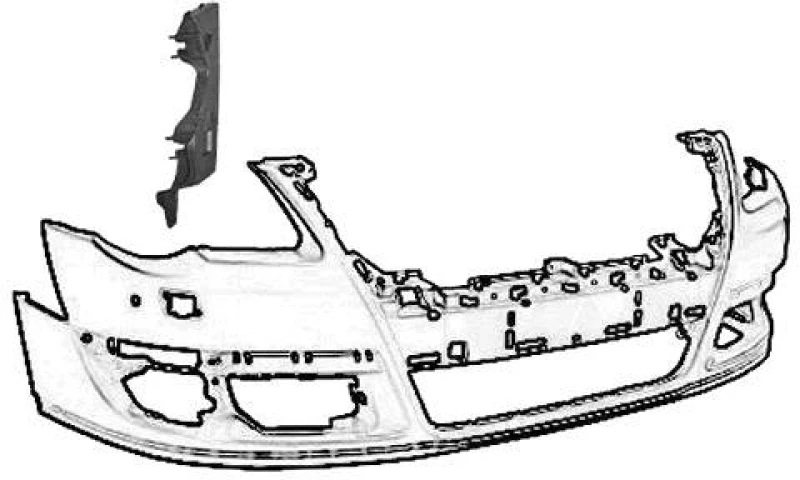 Image of VAN WEZEL 5839562 Mounting Bracket, bumper ** Equipart ** Right Front Mounting Bracket,bumper (939)