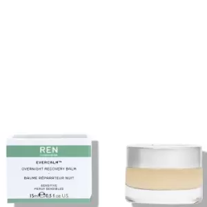 image of REN Clean Skincare Evercalm Overnight Recovery Balm 15ml