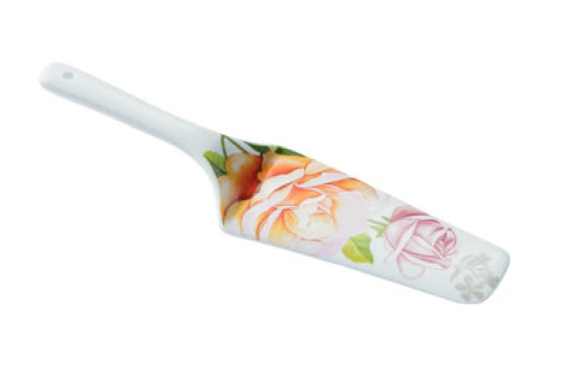 Image of Interiors by Premier Peach Rose Cake Slice Multi