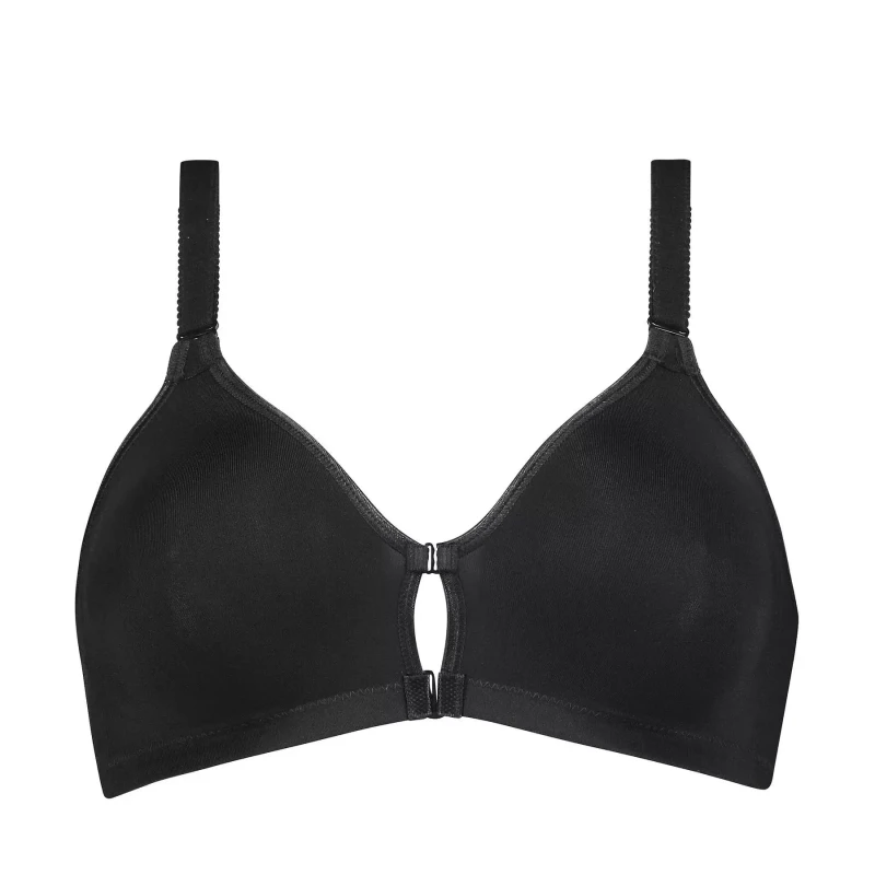 Image of Triumph Fitness Sports Bra Without Underwiring Black Women 34B;36B;34C;36C;40C