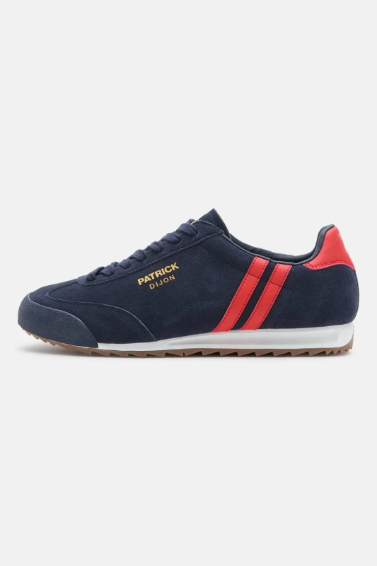 Image of Patrick Mens Dijon Runner in Mid Navy Size: 11 Mid Navy Male 11