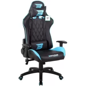 Image of BraZen Phantom Elite PC Gaming Chair - Blue
