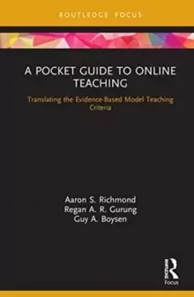 Image of A Pocket Guide to Online Teaching : Translating the Evidence-Based Model Teaching Criteria