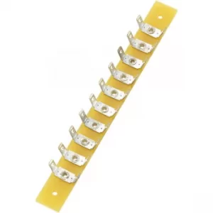 Image of Tru Components Terminal Strip 10 Poles Epoxy 100 x 10mm