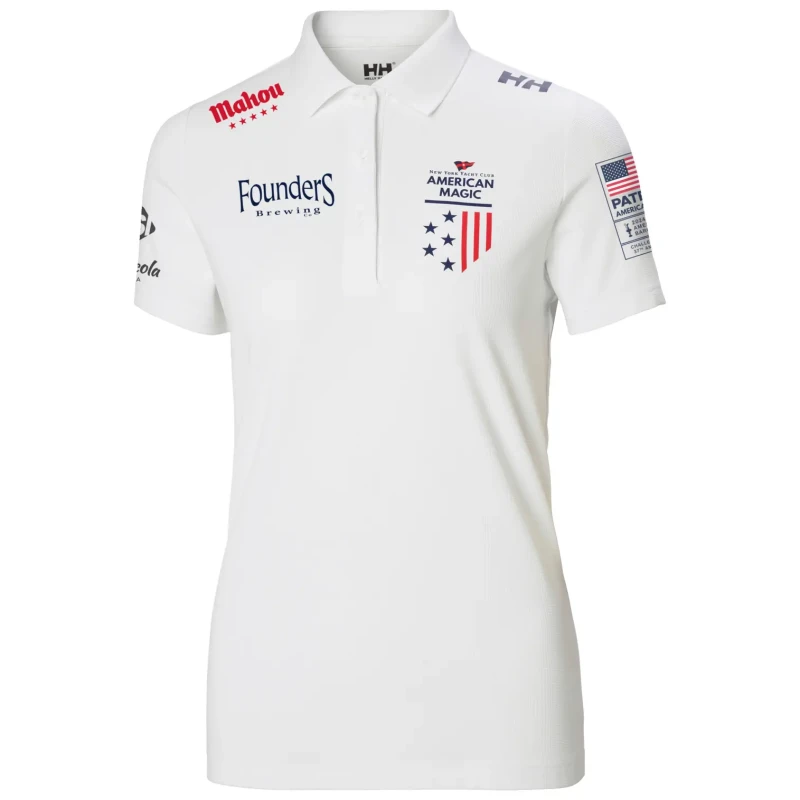 Image of Helly Hansen Womens polo shirt Helly Hansen Crew Tech Blanc Female L