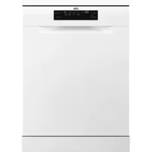 image of AEG 7000 Series FFB73727PW Freestanding Dishwasher