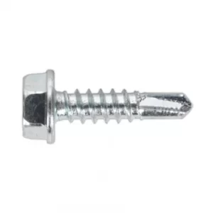 image of Self Drilling Screw 4.8 X 19MM Hex Head Zinc DIN 7504K Pack of 100