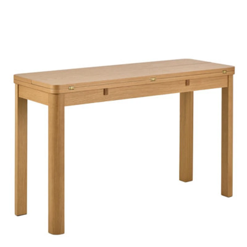 Image of Furniture To Go Southampton Extendable Rectangular Dining Table In Matt Oak 45/90 X 120 Cm
