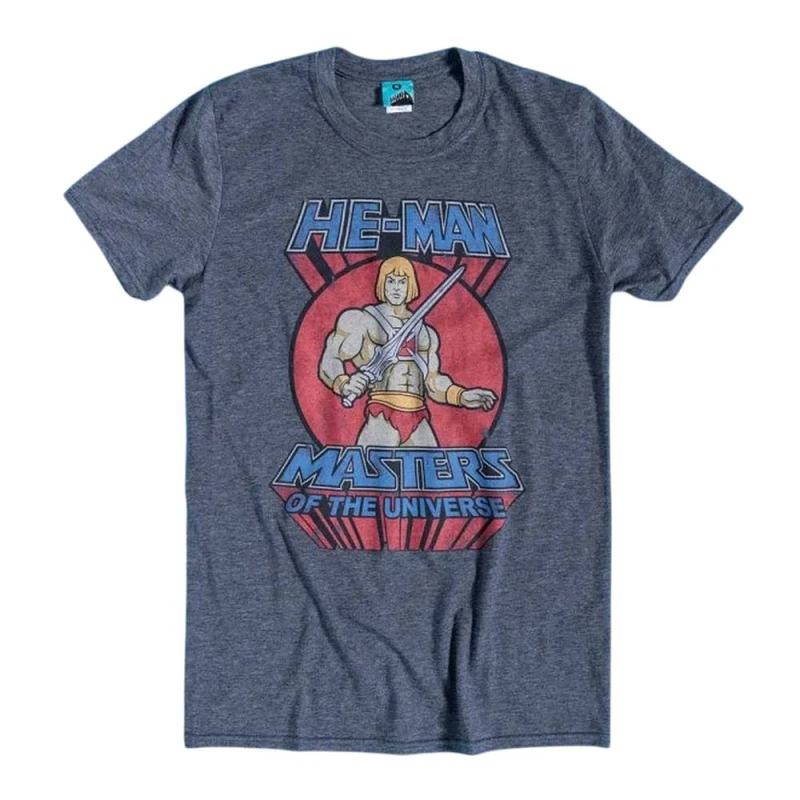 Image of Mattel Mens Classic T-Shirt in Dark Grey Size: Small Dark Grey Male S