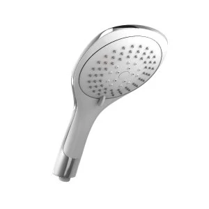 image of Wickes Five Mode Shower Handset - Chrome/White