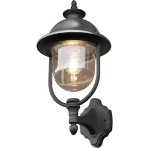 Image of Wall Light Parma Up Brushed Stainless Steel KONSTSMIDE - Silver
