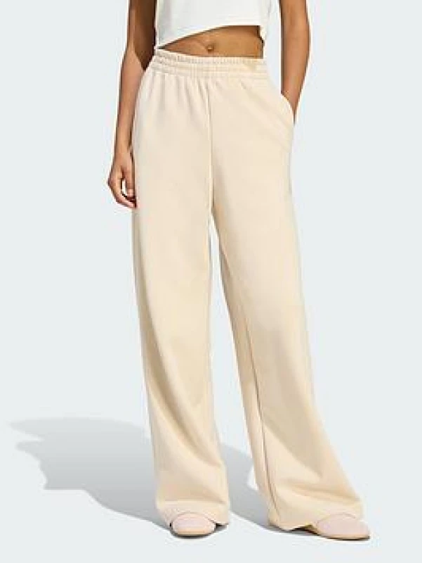 Image of Adidas Womens straight leg joggers adidas Soft Lux Beige Female M