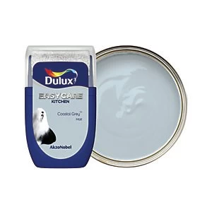 Image of Dulux Easycare Kitchen Coastal Grey Matt Emulsion Paint 30ml