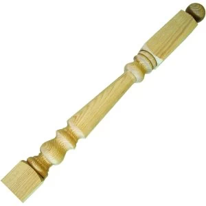 Image of Wickes Traditional Solid Oak Newel Post 1500mm
